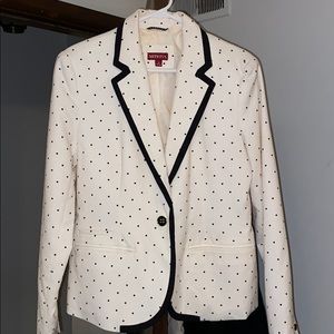 Polka dot blazer